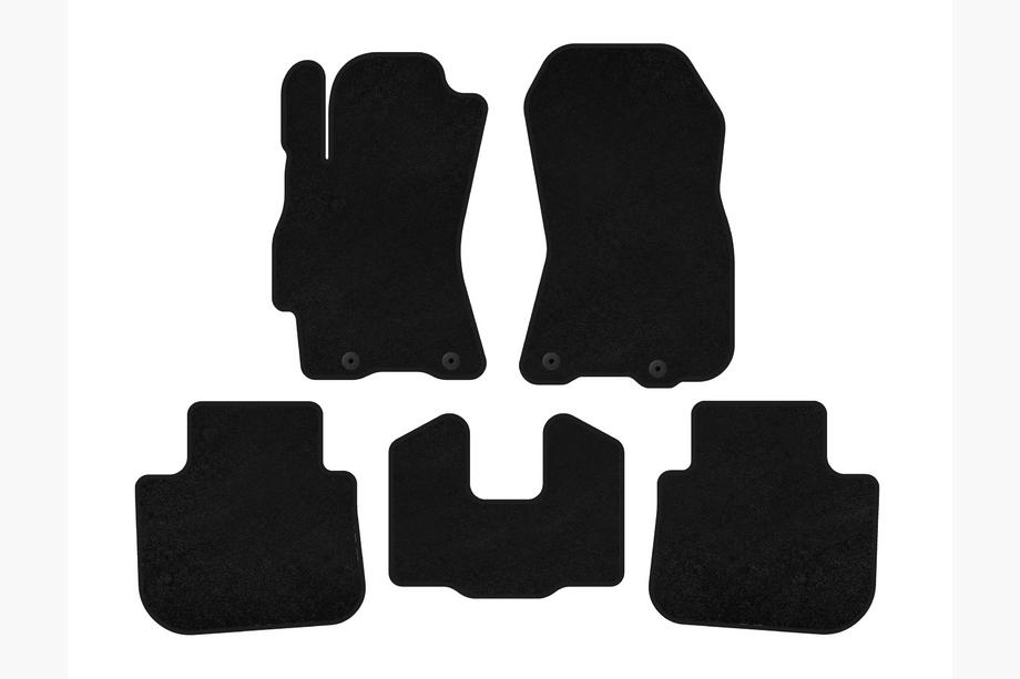 Subaru Outback 2009-2014 Deluxe Textile Floor Mats (Black) Image