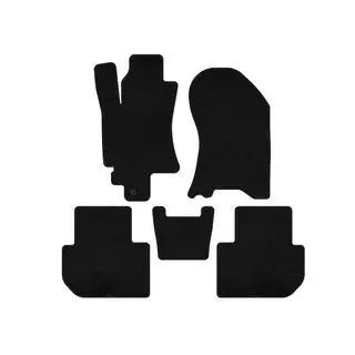 Deluxe Textile Floor Mats (Black) photo 1