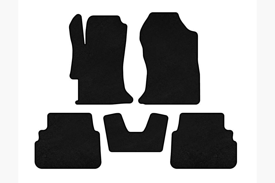 Subaru XV 2017-2023 Textile Floor Mats Deluxe V1 (Black) Image