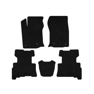 Deluxe Textile Floor Mats (2 rows, 2014-2024, 7-seater, black) photo 1
