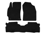 Toyota Prius 2015-2022 Deluxe Textile Floor Mats (LB, Hybrid, Black) photo 1