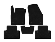 Volvo C30 2006-2012 Deluxe Textile Floor Mats (HB, 3-Door, Black) photo 1