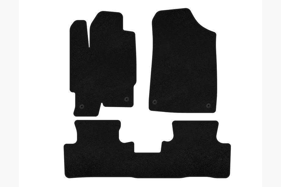 Acura RDX 2006-2012 Deluxe Textile Floor Mats (Black) Image