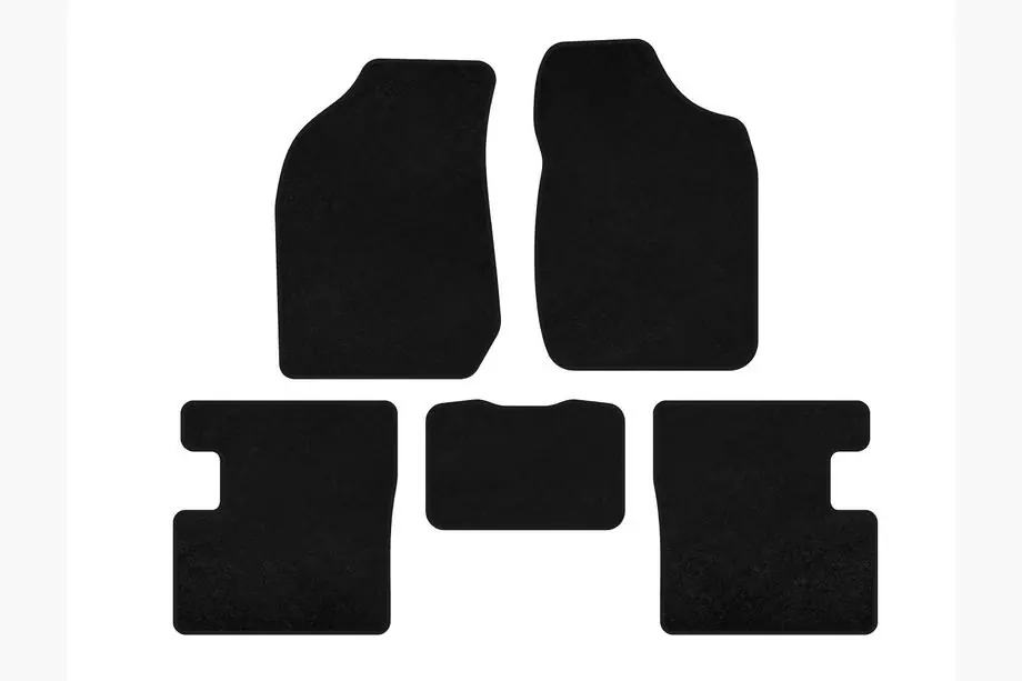 BYD F3 2005-2013 Deluxe Textile Floor Mats (SD, Black) Image