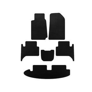 Deluxe Textile Floor Mats (3 Rows, Black) photo 1