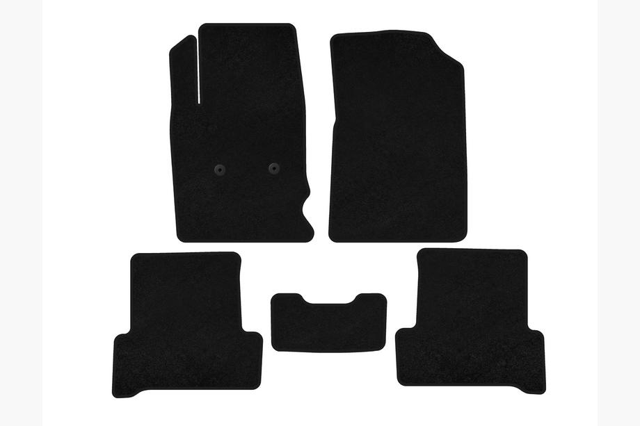 Chevrolet Colorado 2012–2022 2012-2022 Deluxe Textile Floor Mats (Black) Image
