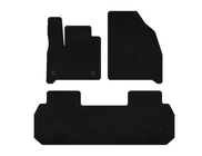 Chevrolet Traverse 2017- Deluxe Textile Floor Mats (2 Rows, Black) photo 1