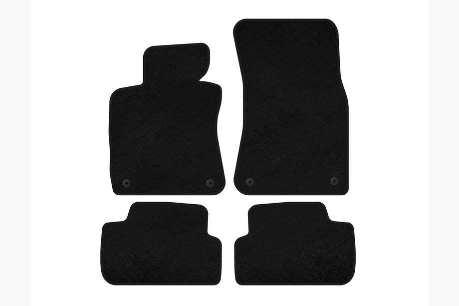 BMW 6 Series E63/E64 2003-2010 Deluxe Textile Floor Mats (Black) Image