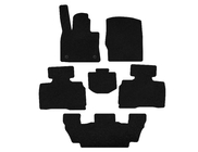 Ford Explorer 2019- Deluxe Textile Floor Mats (3 rows, 7-seater, black) photo 1