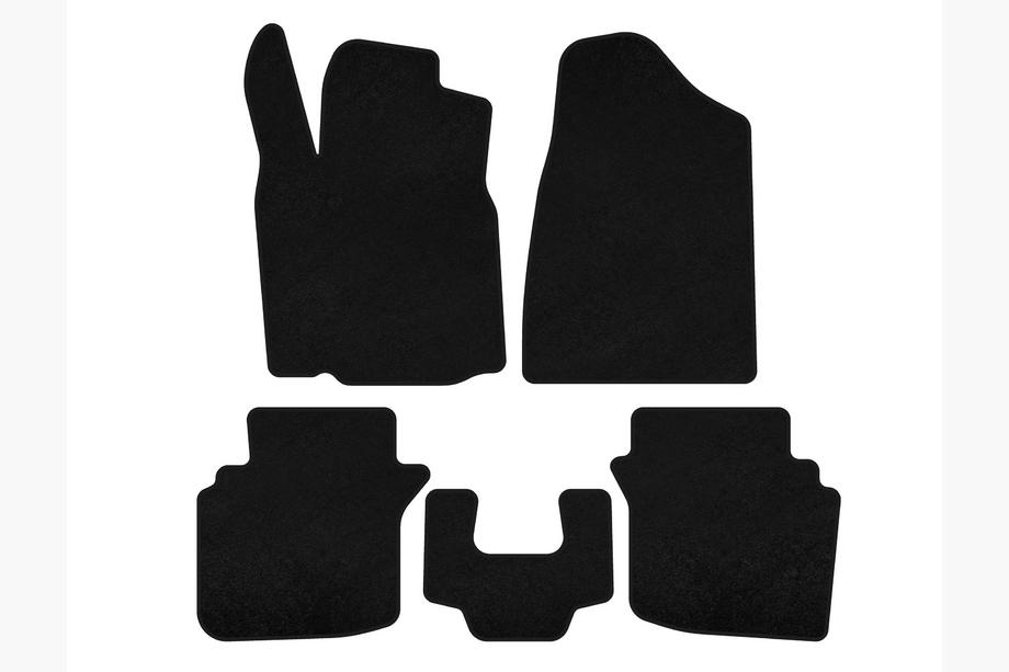 Chrysler Sebring II 2001-2006 Deluxe Textile Floor Mats (2004-2006, Black) Image
