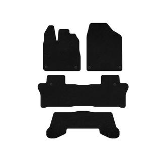 Deluxe Textile Floor Mats (3 Rows, Black) photo 1