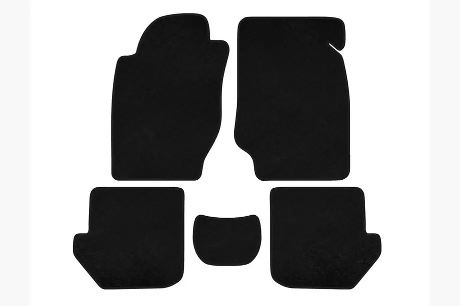 Toyota Rav 4 1996-2001 Deluxe Textile Floor Mats (Black) Image