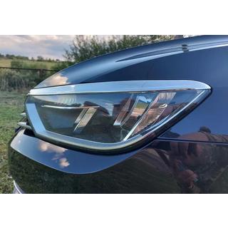 Headlight Covers Stainless Steel (2015-2018, 2 pcs) photo 1