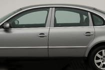Volkswagen Passat B5 1997-2005 Stainless Steel Door Pillar Trim (6 pcs) photo 1