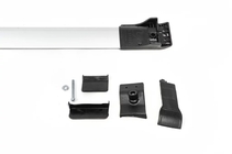 Kia Carnival 2021- Roof rack (cross bars) for standard roof rails lockable WingBar V1 (set of 2) up to 110 cm, Black photo 11
