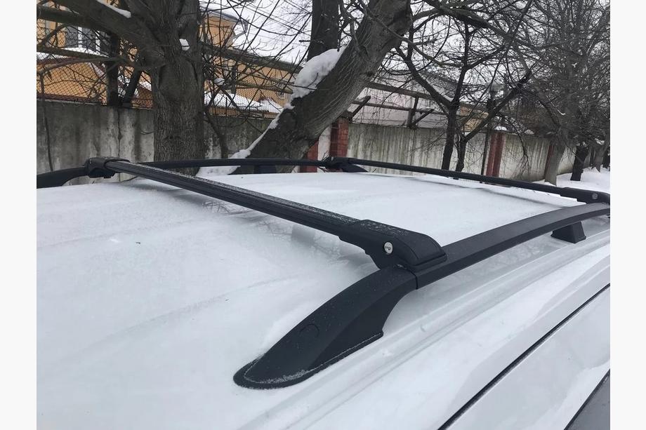 Kia Carnival 2021- Roof rack (cross bars) for standard roof rails lockable WingBar V1 (set of 2) up to 110 cm, Grey Photo 4