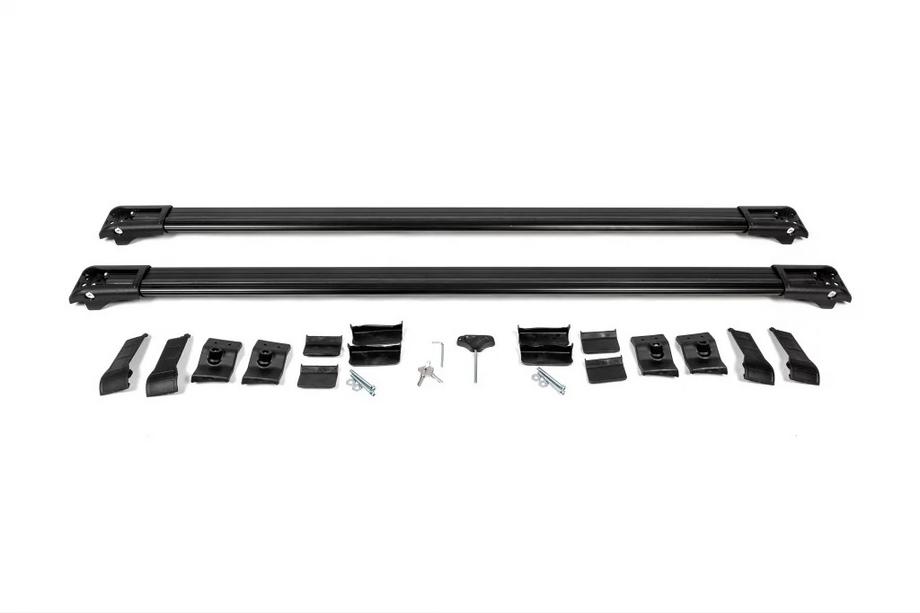 Kia Carnival 2021- Roof rack (cross bars) for standard roof rails lockable WingBar V1 (set of 2) up to 110 cm, Grey Photo 14