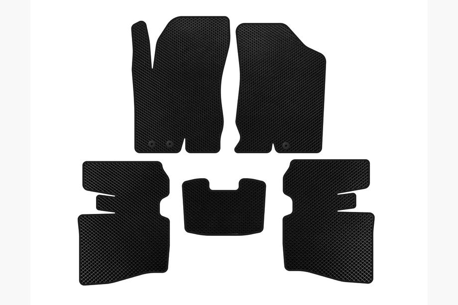 Honda Accord V 1997-2002 EVA Floor Mats (SD, Black) Image