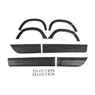 Fender flares with moldings (12 pcs, black ABS) Dacia Duster 2018-2024 photo 1