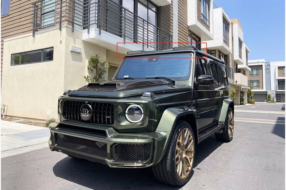 Mercedes G class W463 2018-2024 Rear Spoiler BRB-Design (Carbon) Photo 1