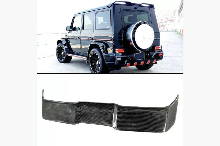 Mercedes G class W463 1990-2018 Spoiler V2 (Carbon) Image