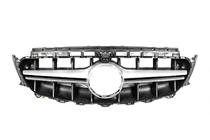 Mercedes E-class W213 2016-2023 Front Grille in E63 AMG Silver Design (for Avantgarde/AMG-Line/E43 AMG/E53 AMG 2016-2019) photo 1