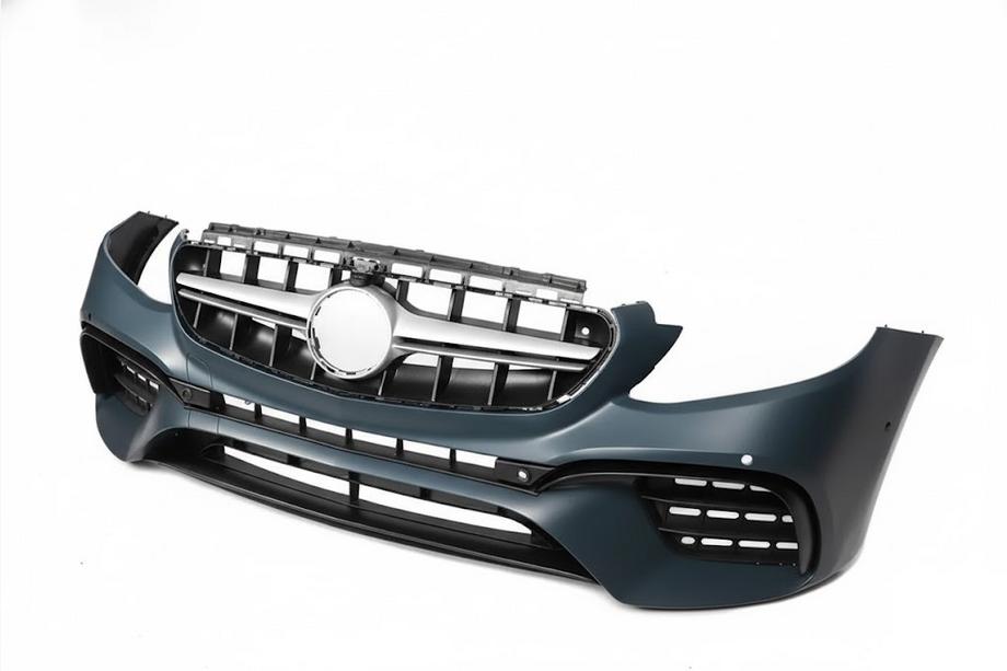 Mercedes E-class coupe C238 2016-2024 Front bumper AMG E63 assembled V2 (for 2016-2020) Image