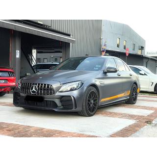 Body kit with rear diffuser (Black Mamba C63GT design) photo 1