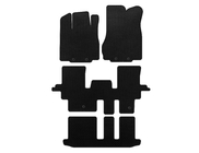 Infiniti QX60 2016-2021 EVA Floor Mats (3 Rows, Black) photo 1