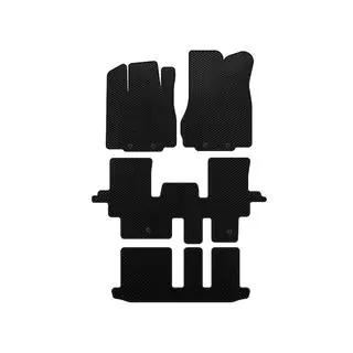 EVA Floor Mats (3 Rows, Black)