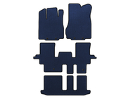 Infiniti QX60 2016-2021 EVA Floor Mats (3 Rows, Blue) photo 1