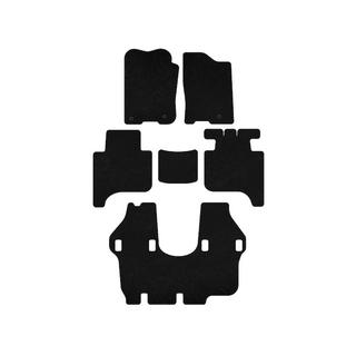 Textile Floor Mats Classic (3 Rows, 2004-2008, Black) Infiniti QX56 2004-2010 photo 1