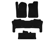 Infiniti QX56 2010-2013 Deluxe Textile Floor Mats (3 Rows, Black) photo 1