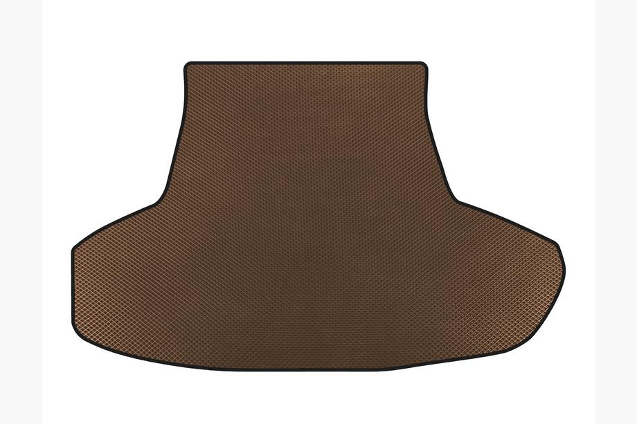 Infiniti Q50/Q60 2013-2024 EVA Trunk Mat (without spare wheel and 2 batteries, SD, Brown) Photo 1