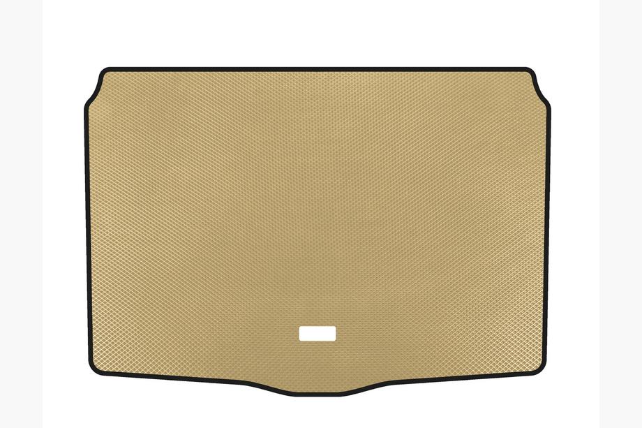 Jeep Cherokee KL 2013- EVA Trunk Mat (2018+, lower, Beige) Image