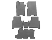 Kia Mohave 2008-2016 EVA Floor Mats (3 Rows, Gray) photo 1