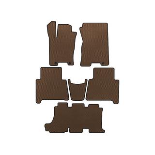 EVA Floor Mats (3 Rows, Brown)
