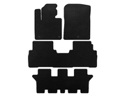 Kia Sorento III UM 2014-2020 EVA Floor Mats (3 Rows, 7-Seater, Black) photo 1