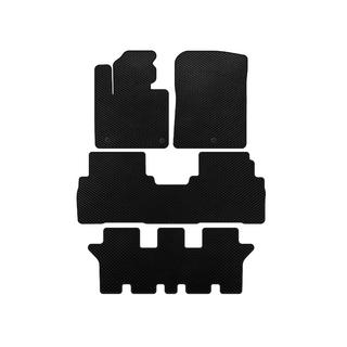 EVA Floor Mats (3 Rows, 7-Seater, Black) Kia Sorento III UM 2014-2020