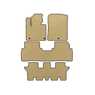 EVA Floor Mats (3 Rows, 7-Seater, Beige) Kia Sorento III UM 2014-2020