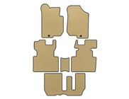 Kia Carens 1999-2012 EVA Floor Mats (2006-2012, 3 Rows, 7-Seater, Beige) photo 1
