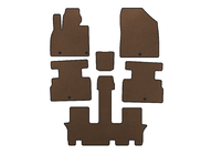 Kia Stonic 2017- EVA Floor Mats (3 Rows, 7-Seater, Brown) photo 1