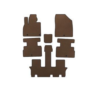 EVA Floor Mats (3 Rows, 7-Seater, Brown)