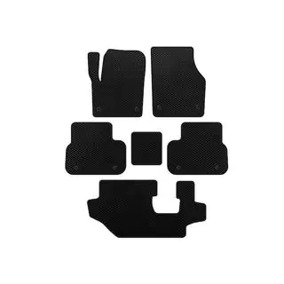 EVA Floor Mats (2014-2019, 3 Rows, Black)