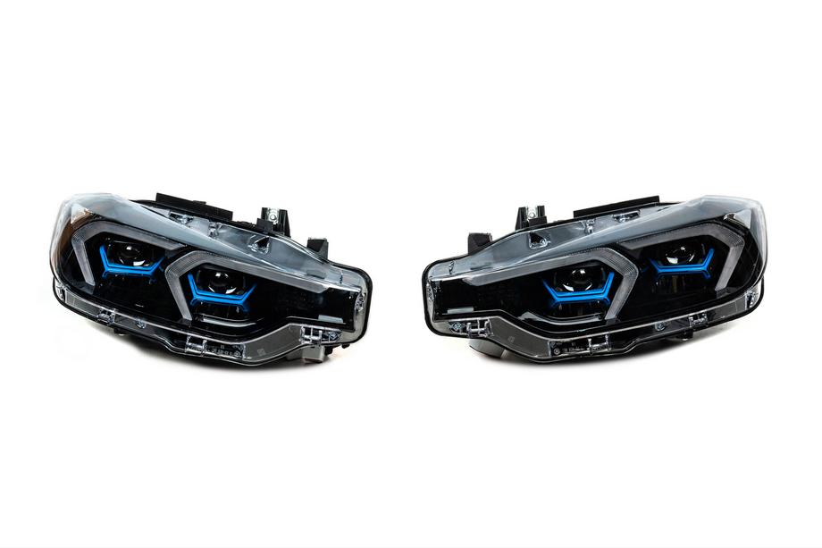 BMW 3 Series F30/F31 2012-2019 G20-style front headlights (Halogen to LED, 2 pcs) Photo 1