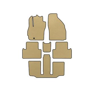 EVA Floor Mats (3 Rows, 7-Seater, Beige)