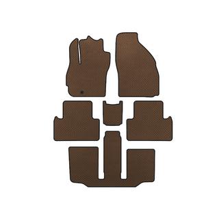 EVA Floor Mats (3 Rows, 7-Seater, Brown)