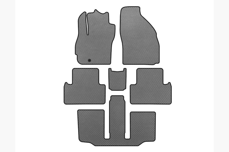 Mazda 5 2005-2009 EVA Floor Mats (3 Rows, 7-Seater, Grey) Image
