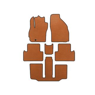EVA Floor Mats (3 Rows, 7-Seater, Orange)