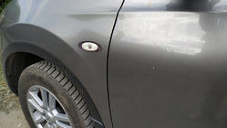 Nissan Qashqai 2010-2014 Turn Signal Trim (2 pcs, Stainless Steel) photo 2